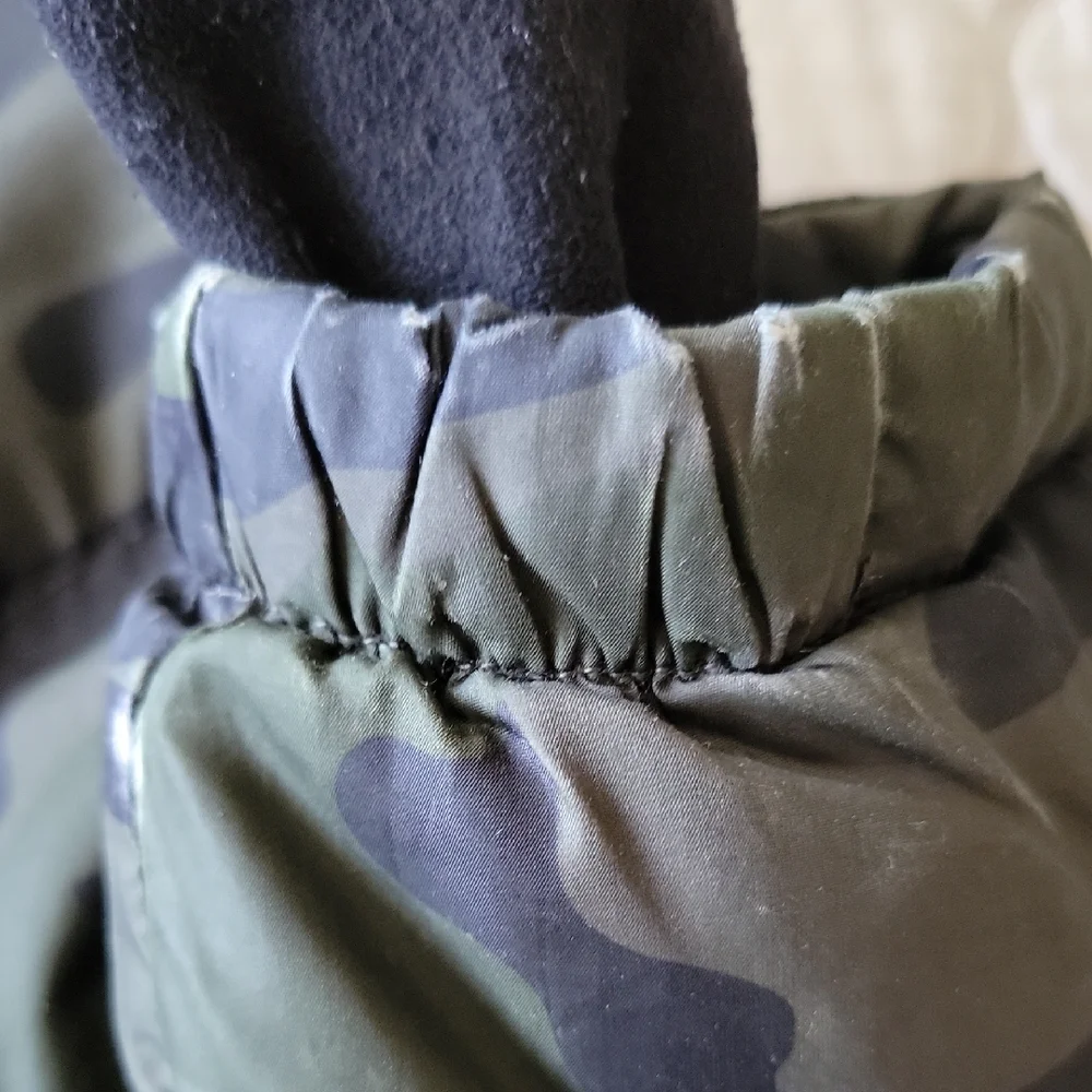 S13 Kids Camouflage Puffer Jacket- READ